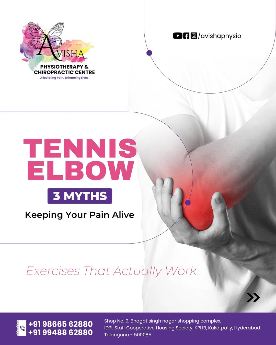 Avisha tennis elbow education post