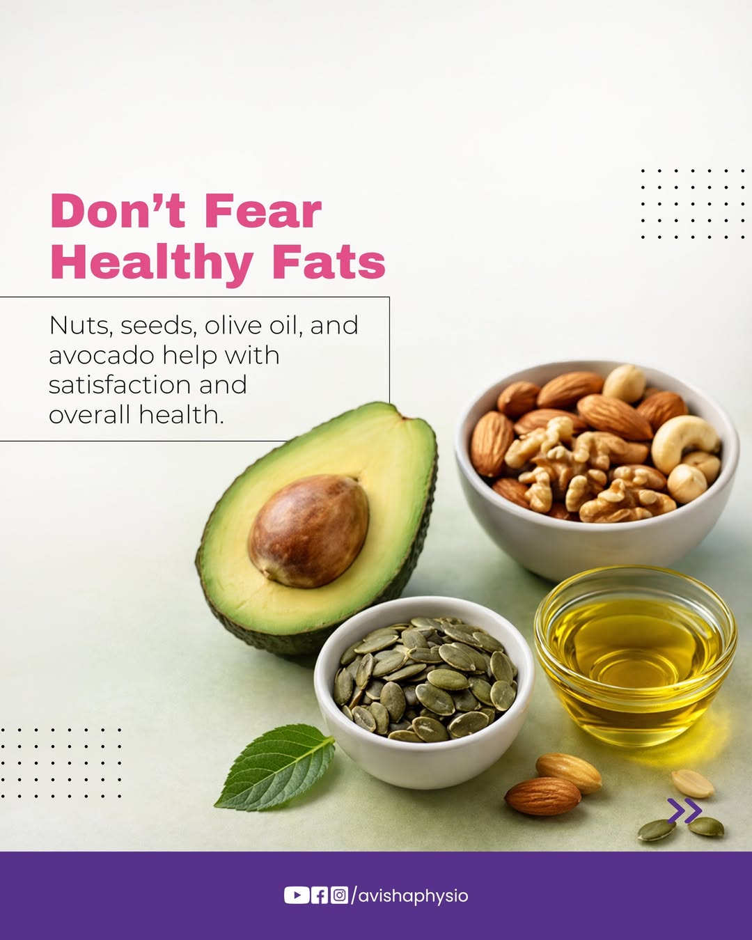 Avisha healthy fats nutrition post